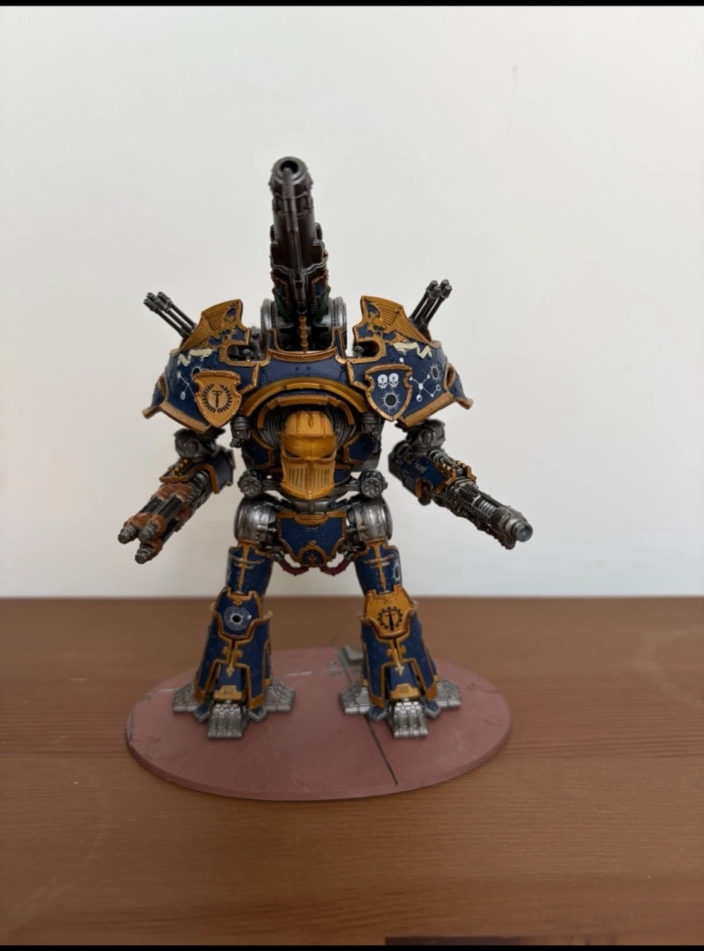 Commissioned Warhammer 40,000 Titan, front view